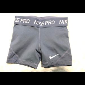 Girls Nike Pro shorts